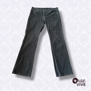 Polo Jeans Co Ralph Lauren Women’s Size 8 Charcoal Grey Corduroy Flare Pants